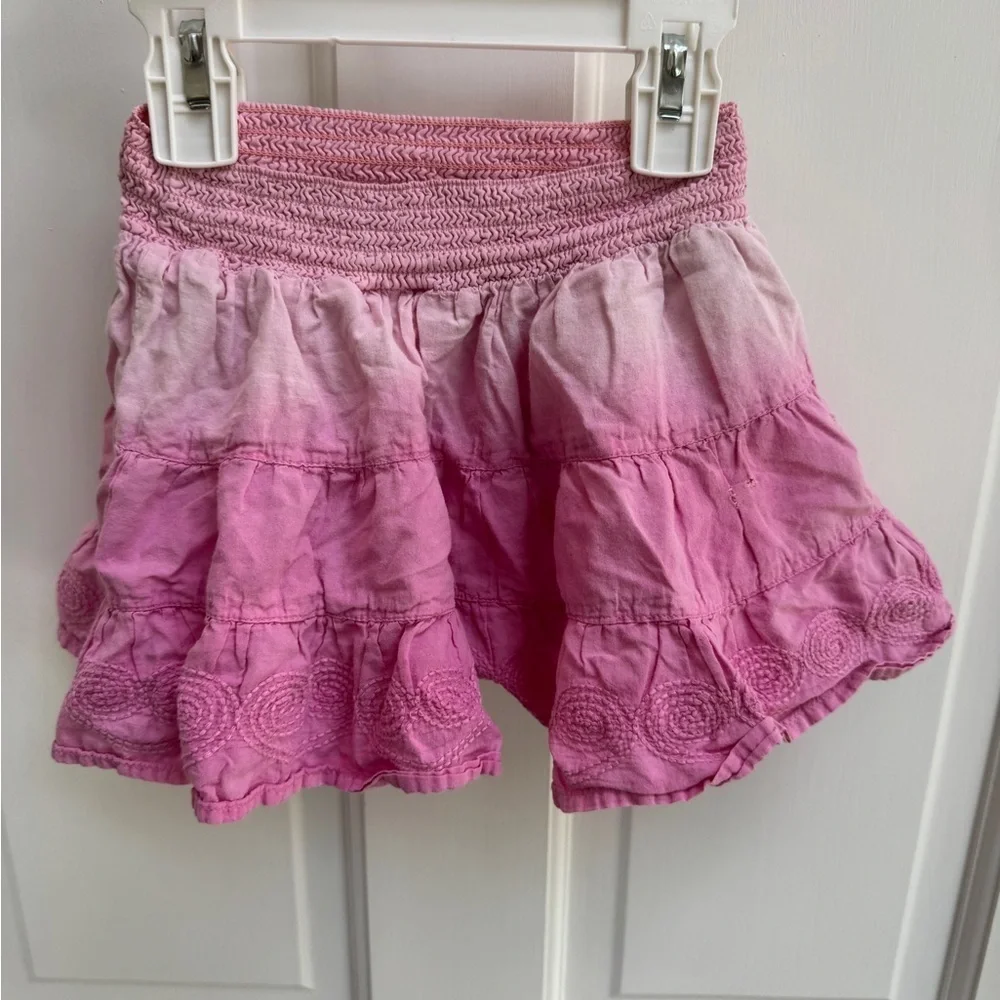 Koala Kids 3T Girls Pink Ombré Smocked Ruffle Summer Skirt